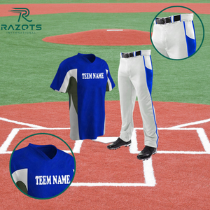 Camisetas y pantalones con botones personalizados de gran tamaño, ropa deportiva de béisbol para hombres jóvenes a granel con uniformes bordados - Product Image 6