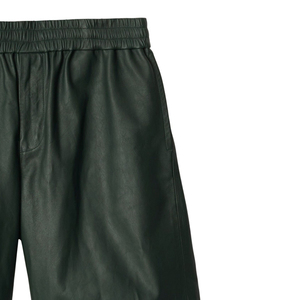 Pantalones Cortos de Cuero para Hombre con Bordado Vintage, Venta al por Mayor, Moda, Cintura Alta, Cierre de Botones, Transpirables, de Secado Rápido, para Exteriores - Product Image 3