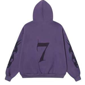 Sudadera con Capucha Extra Grande de Alta Calidad con Pedrería, Estilo Casual y Urbano para Hombre y Mujer - Product Image 2