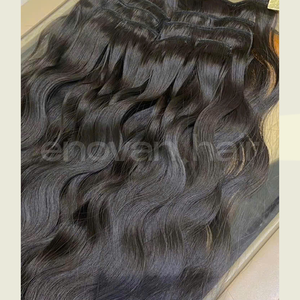 CLIP de qualité supérieure dans les extensions de cheveux vietnamiennes Virgin Human Full Ends Strands Strong Texture Premium pour l'usine de marché d'exportation - Product Image 5