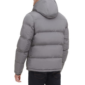 Nouvelle mode 2023, veste matelassée pour homme sur mesure, coupe-vent de haute qualité, tissu en toile, service OEM, imperméable, respirant, hiver - Product Image 2