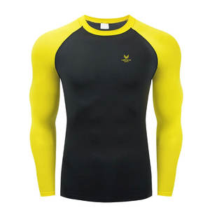 Customized Size Fitness Wear Men <b>Compression</b> <b>Shirts</b> High Quality Round Neck Men <b>Compression</b> <b>Shirts</b> - Product Image 1