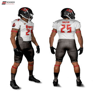 เสื้อเจอร์ซีย์แขนสั้นสำหรับใส่ได้ทั้งชายและหญิงเสื้อฟุตบอลอเมริกันปักผ้านุ่มระบายอากาศได้ดีไซส์ใหญ่พิเศษ - Product Image 5