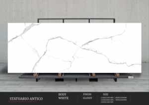 Murs contemporains minimalistes stylés avec des carreaux en porcelaine polis brillants de 800x2400 mm - Product Image 1