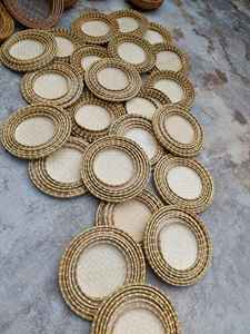 Hot Trend Decor Round Bamboo <b>Tray</b> Flat Winnowing <b>Basket</b> Handmade <b>Tray</b> Decor New Year Holiday From Vietnam Manufacture - Product Image 3