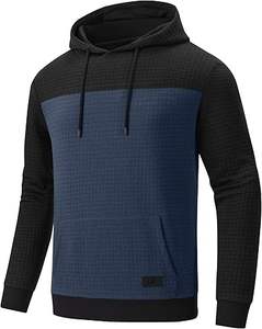 Sudadera con Capucha para Hombre, Invierno |   Tela Tejida Frontal Personalizada 100% Poliéster Jersey Sólido Teñido en Prenda Forrado de Secado Rápido Colores Personalizados - Product Image 2