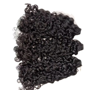 Nouvelles extensions de cheveux humains Remy bruts originales, vague profonde lâche, double trame, paquets de beauté pour machine à peau, style féminin - Product Image 5