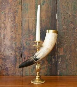 Support de bougie en corne de buffle fait à la main 10 CM Porte-bougie en vrac poli Inde Votives Vente chaude Noël Mariages Occasions - Product Image 3