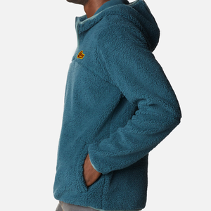 OEM cálido invierno cuarto cremallera Sherpa pulóver hombres 100% algodón mezclado sudaderas con capucha cremallera completa nosotros sudaderas manta sudaderas con capucha para niños - Product Image 3