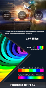 จอมอนิเตอร์สำหรับเล่นเกม165Hz จอ LCD คอมพิวเตอร์4K 2K 1K ขนาด27นิ้ว OEM IPS - Product Image 6