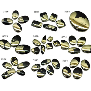 High Quality Natural Pyrite Stone Mix Shape Loose Gemstone Cabochon Healing <b>Crystal</b> Gemstone Cabochon Wholesaler Suppler - Product Image 5