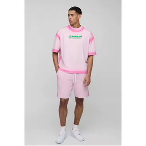 T-shirts Boxy Streetwear Col Rond 100% Coton 220 GSM pour Homme, Coupe Lourde, Imprimé Numérique, Effet Délavé Soleil, Épaules Tombantes - Product Image 2