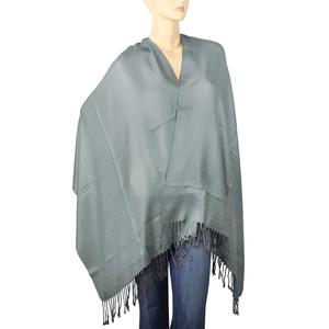Châle uni luxueux en pashmina fait à la main, élégance intemporelle pour toutes les occasions - Product Image 6
