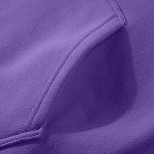 Ensemble décontracté deux pièces pour femme : sweat à capuche violet et jogging assorti, streetwear doux et confortable en mélange de coton, tenue d'hiver - Product Image 6