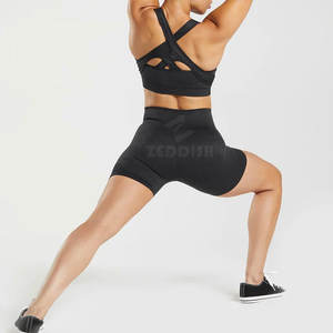 Pantalones cortos de mujer de cintura alta superventas 2025 con cierre de cordón de volantes decorativos y transpirables de Color personalizado a la venta - Product Image 4