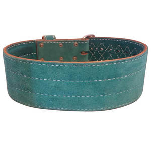 เข็มขัดหนังวัวระบายอากาศสำหรับยิมเข็มขัดฝึกความแข็งแรงผลิตภัณฑ์เพื่อความปลอดภัยในการออกกำลังกาย - Product Image 2