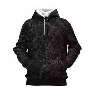 Último diseño hombres sublimación sudaderas con capucha mejor precio alta calidad moda pulóver básicos 100% algodón poliéster hombres sudaderas con capucha - Product Image 5