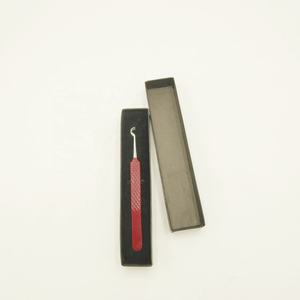 แหนบขนตาปลอมทำจากสเตนเลสสตีลใช้ต่อขนตาสีแดงแหนบแบบปรับแต่งสีได้โลโก้ออกแบบได้ตามที่ต้องการ - Product Image 3