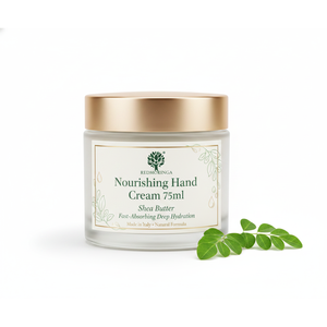 Lotion pour les mains vegan RedMoringa 75 ml, hydratation intense, absorption rapide, formule naturelle, ingrédients à l'avocat - Product Image 1