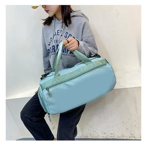 Bolsa de deporte de viaje de tela Oxford de gran capacidad para mujeres y hombres, bolsa de lona ligera, bolsas de gimnasio para Yoga y Fitness - Product Image 3