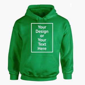 Sweat-shirts à capuche unisexes en coton lourd, écologiques, respirants, de haute qualité, avec logo personnalisé, surdimensionnés, grandes tailles, motif uni - Product Image 2