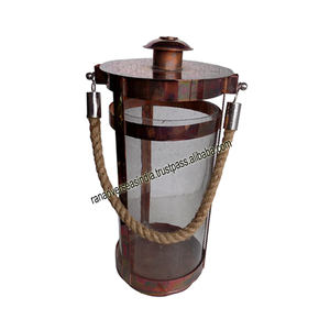 Factory Hot Sale Price Iron Hanging Candle <b>Lanterns</b> With Roap Handle for Weddings Livingroom Entryway Decoration - Product Image 5