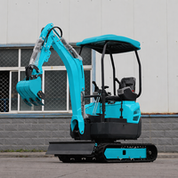 Compact pour machines à chenilles, idéal pour les projets agricoles, d'aménagement paysager et de construction |   Mini-excavatrice importée WOMI-15, petite pelleuse