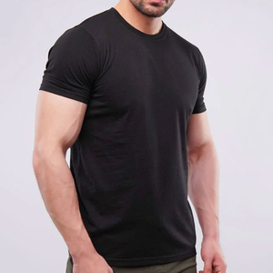 Vente en gros de t-shirts en microfibre personnalisés 100% en coton doux pour hommes respirants à séchage rapide t-shirts grande taille pour hommes prix bon marché OEM - Product Image 1