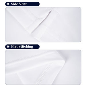 Camiseta de golf de manga corta de diseño sólido para hombre que absorbe la humedad para Polo directo de fabricante al por mayor - Product Image 4