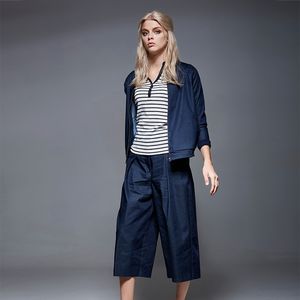 ODM 37% polyester recyclé 60% coton 3% vestes pour femmes à la mode - Product Image 2