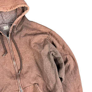 OEM conception personnalisée poids lourd lavage à l'acide sweat à capuche style fermeture éclair sweat à capuche surdimensionné qualité supérieure 500GSM sweat à capuche pour hommes - Product Image 1