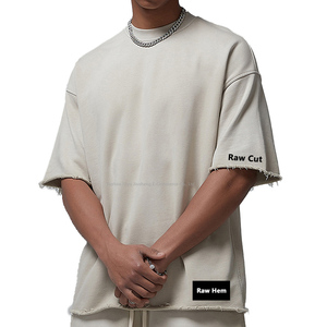 เสื้อยืดดิจิตอลพิมพ์ลาย 360GSM ผ่านกระบวนการฟอกสีแบบ Acid Wash ระบายอากาศได้ดี สไตล์สตรีทแวร์ สีดำซีดแบบโดนแดด ทรงโอเวอร์ไซส์ สำหรับผู้ชาย - Product Image 6