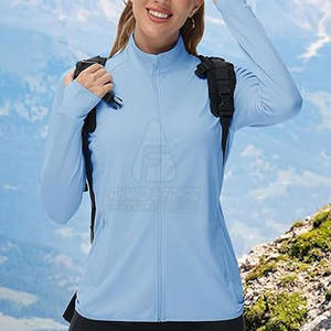 Veste de golf pour femme, col montant, tricotée, coupe confortable, idéale pour l'entraînement de golf en extérieur et le quotidien - Product Image 5