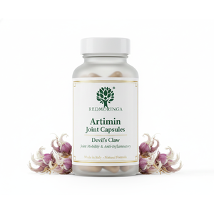 Cápsulas RedMoringa para la Movilidad Articular (Suplemento Alimenticio) - 60x430mg Extracto Natural - Italia OEM Marca Privada - Productos Ortopédicos - Product Image 1