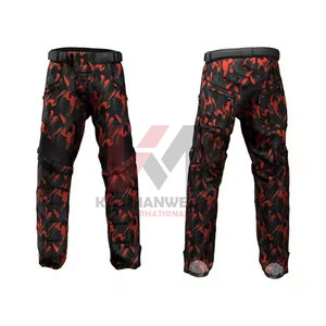 Pantalon de paintball de qualité exceptionnelle pour hommes, design sublimé durable, équipement de protection de niveau professionnel haute performance - Product Image 1