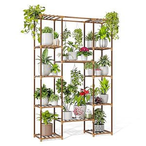Affordable Wooden Plant <b>Stand</b> Indoor Outdoor Flower Shelf Multiple Tiered Plant <b>Stand</b> for Multiple Plants in cheap price - Product Image 1