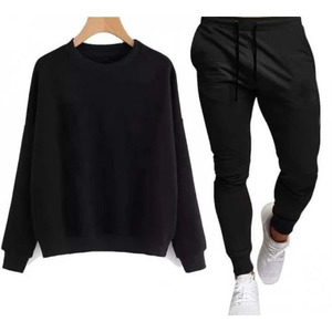 ชุดกีฬาผู้ชายแบบ unisex ของ OEM เสื้อสเวตเชิ้ตแบบสวมใส่สบายระบายอากาศได้ดีและกางเกงจ็อกเกอร์สำหรับออกกำลังกายในโรงยิม ชุดวอร์มสำหรับฤดูใบไม้ร่วง - Product Image 1
