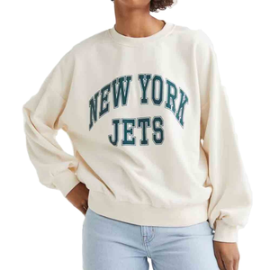 Sudadera con Capucha de Diseño 2025, Venta al por Mayor, Personalizada, de Invierno, Manga Larga, Informal, para Mujer, con Manga Murciélago, Tejida, Ecológica, Transpirable - Product Image 1