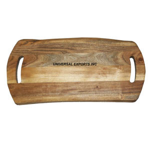 Planche à découper en bois fini noir Bloc à découper fait à la main de qualité supérieure Planche à découper design nouveauté - Product Image 5