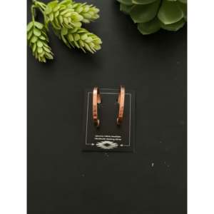 Pendientes Colgantes de Cobre Navajo, Pendientes Geométricos con Perlas y Diamantes, Estilo Religioso Moderno para Bodas, Fiestas, Regalo - Product Image 1