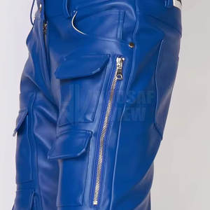 Pantalones de Cuero Casuales Ligeros para Hombre, Hechos en Fábrica, de Venta Caliente, Corte Recto, Transpirables, Cintura Alta, al por Mayor, de la Mejor Calidad - Product Image 6