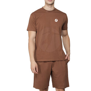 Conjunto de pantalones cortos de talla grande Conjunto de pantalones cortos de entrenamiento para uso al aire libre para hombres Ropa deportiva personalizada Conjunto de pantalones cortos para hombres - Product Image 1