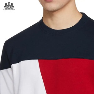 Sweat-shirt décontracté pour homme à col rond, manches longues, uni, 100% coton, hiver, OEM, impression numérique personnalisée, imperméable, écologique - Product Image 5