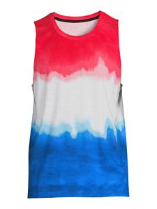 Top de sport à Design Tie-dye pour homme, débardeur d'été, vêtements d'extérieur de Gym, Stringer Singlets, débardeurs sublimés, tendance - Product Image 4