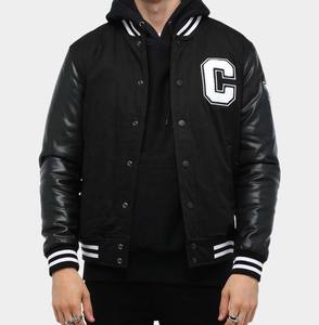 Chaqueta Universitaria de Béisbol Personalizada de Alta Calidad con Bordado de Parches, Unisex, de Lona, para Invierno, Talla Grande - Product Image 1
