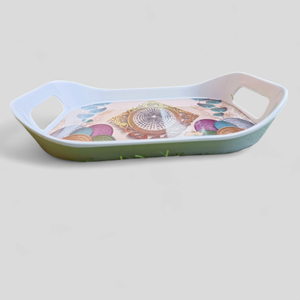 Fabricants de plateaux en mélamine LOGO personnalisé Plateaux roulants en mélamine plastique Plateau de service en mélamine grande taille en gros - Product Image 3