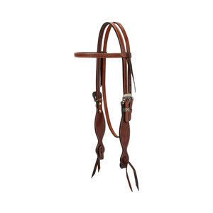 Brida de Cuero para Caballo Estilo Occidental con un Hermoso Diseño, Hecha a Mano con Cuero Genuino - Product Image 1