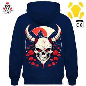 Veste à capuche en polaire pour moto, coupe-vent, hiver, séchage rapide, confort toute saison, design protecteur, intérieur brossé doux - Product Image 1