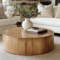 Table basse en bois portable traditionnelle, meuble tendance pour salon, idéal pour les espaces de vie en appartement urbain