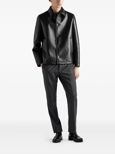 แจ็คเก็ตหนังผู้ชายสไตล์ดีไซเนอร์สุดฮิต หนังเทียม แบรนด์ดัง สไตล์คลาสสิก คุณภาพสูง ดีไซน์สั่งทำพิเศษ แจ็คเก็ตทันสมัย - Product Image 2